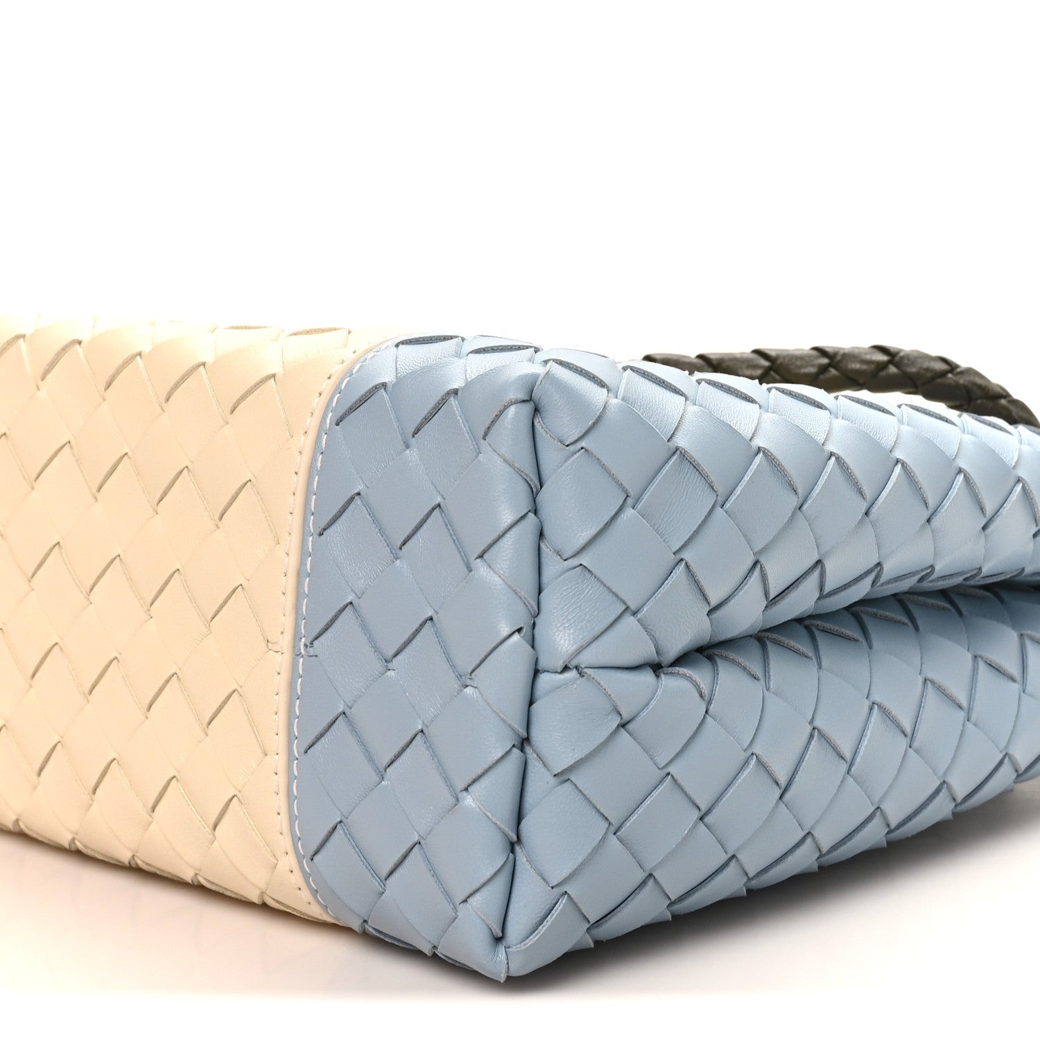 Bottega Veneta Nappa Intrecciato Medium Andiamo Shoulder Bag Sea Salt Ice Kaki 9 of 9