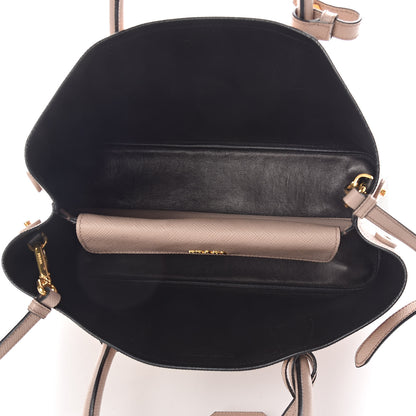 Prada Saffiano Cuir Medium Double Bag Cammeo 5 of 9