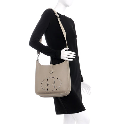 Hermes Taurillon Clemence Evelyne III PM Sauge 2 of 8