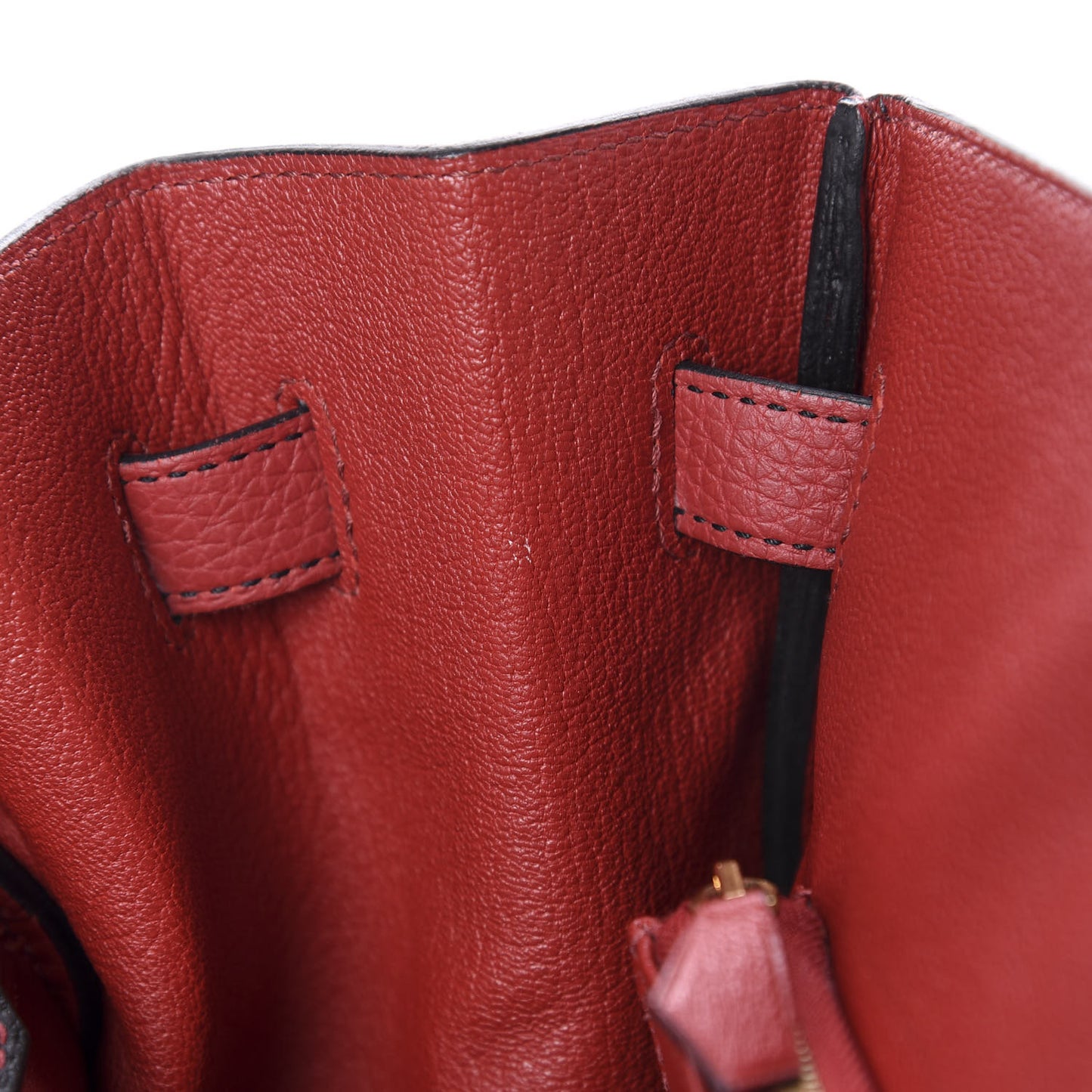 Togo Horseshoe Birkin 35 Black Rouge Grenat