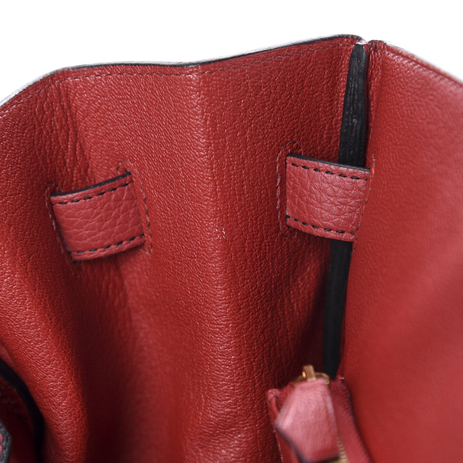 Hermes Togo Horseshoe Birkin 35 Black Rouge Grenat 12 of 14