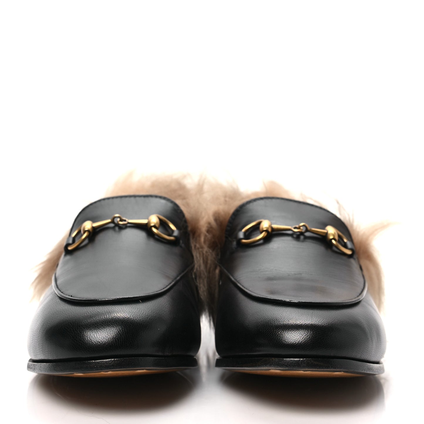 Malaga Kid Fur Womens Jordaan Loafers 37 Black Natural