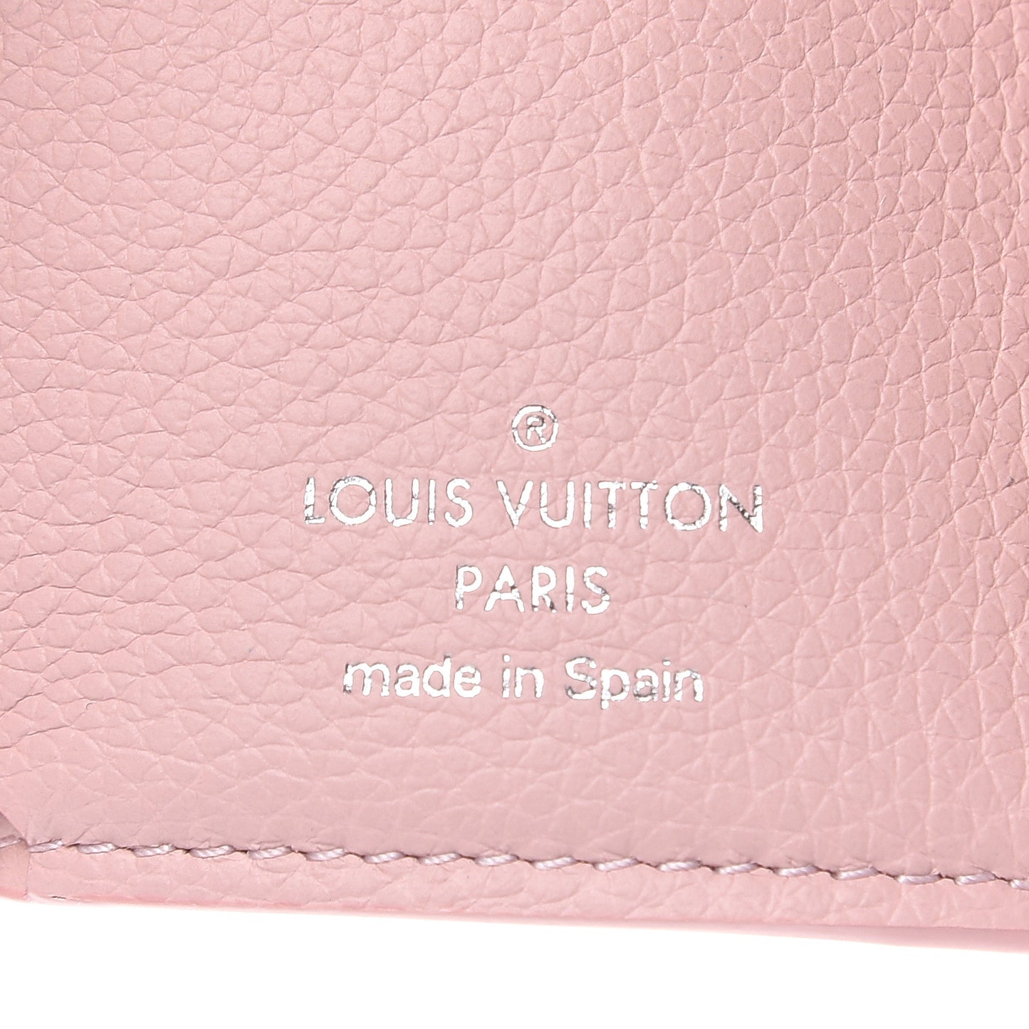 Calfskin Lockmini Wallet Rose Ballerine