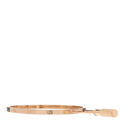 Cartier 18K Pink Gold Small LOVE Bracelet 19 4 of 5