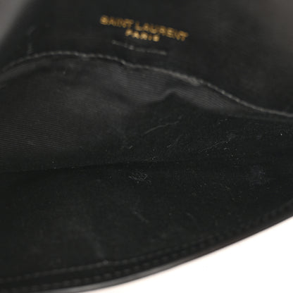 Saint Laurent Smooth Calfskin Monogram Phone Holder Crossbody Black 5 of 13