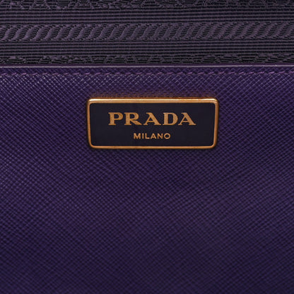 Prada Saffiano Lux Large Galleria Double Zip Tote Uva 6 of 16