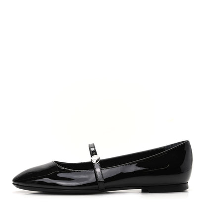 Louis Vuitton Patent Uniformes Ballet Flats 37 Black 1 of 8