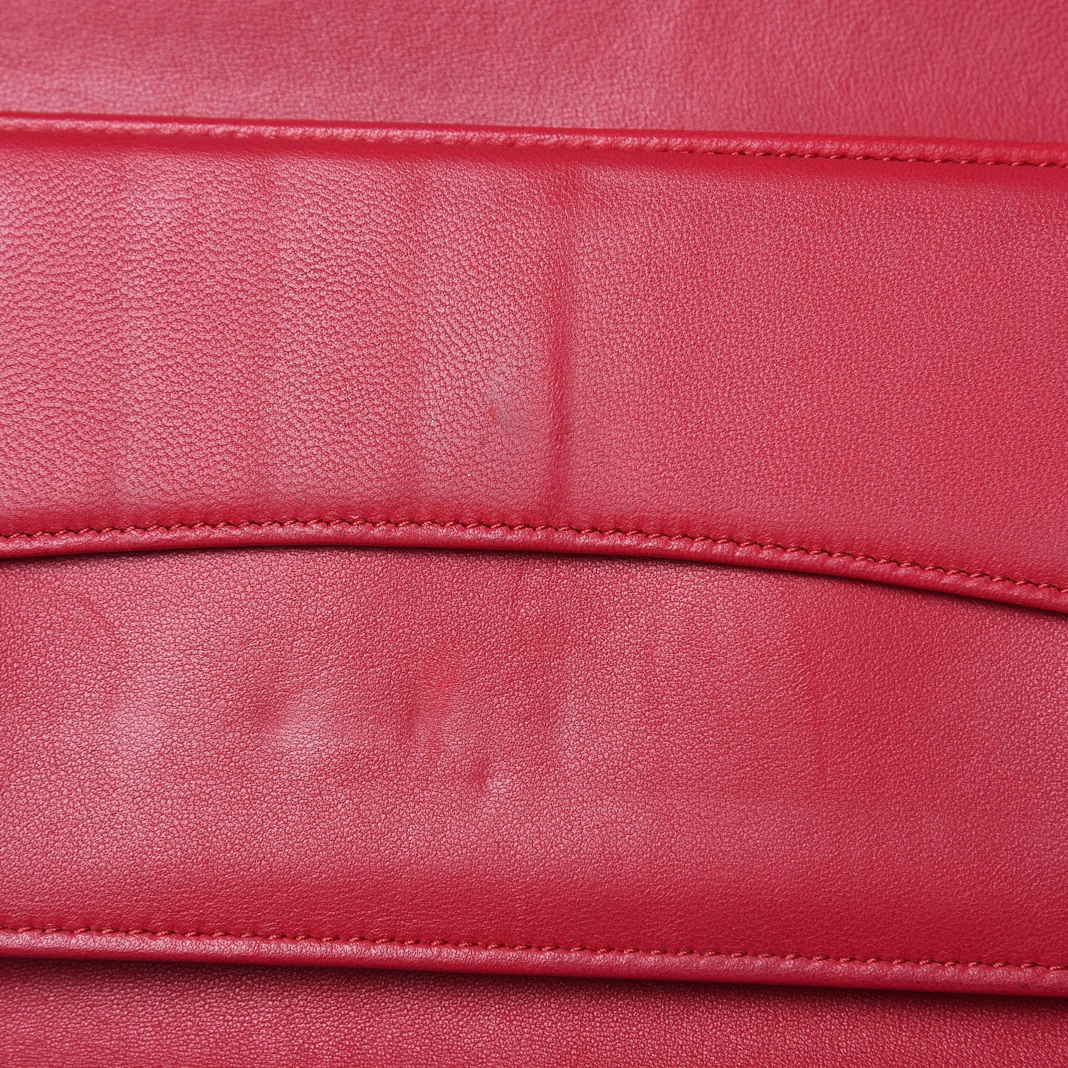 Chanel Lambskin Quilted Large Flap Wallet Dark Pink 14 of 17