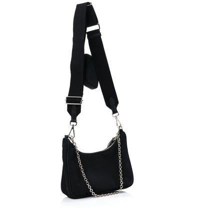 Prada Nylon Re-Edition 2005 Shoulder Bag Black 3 of 10