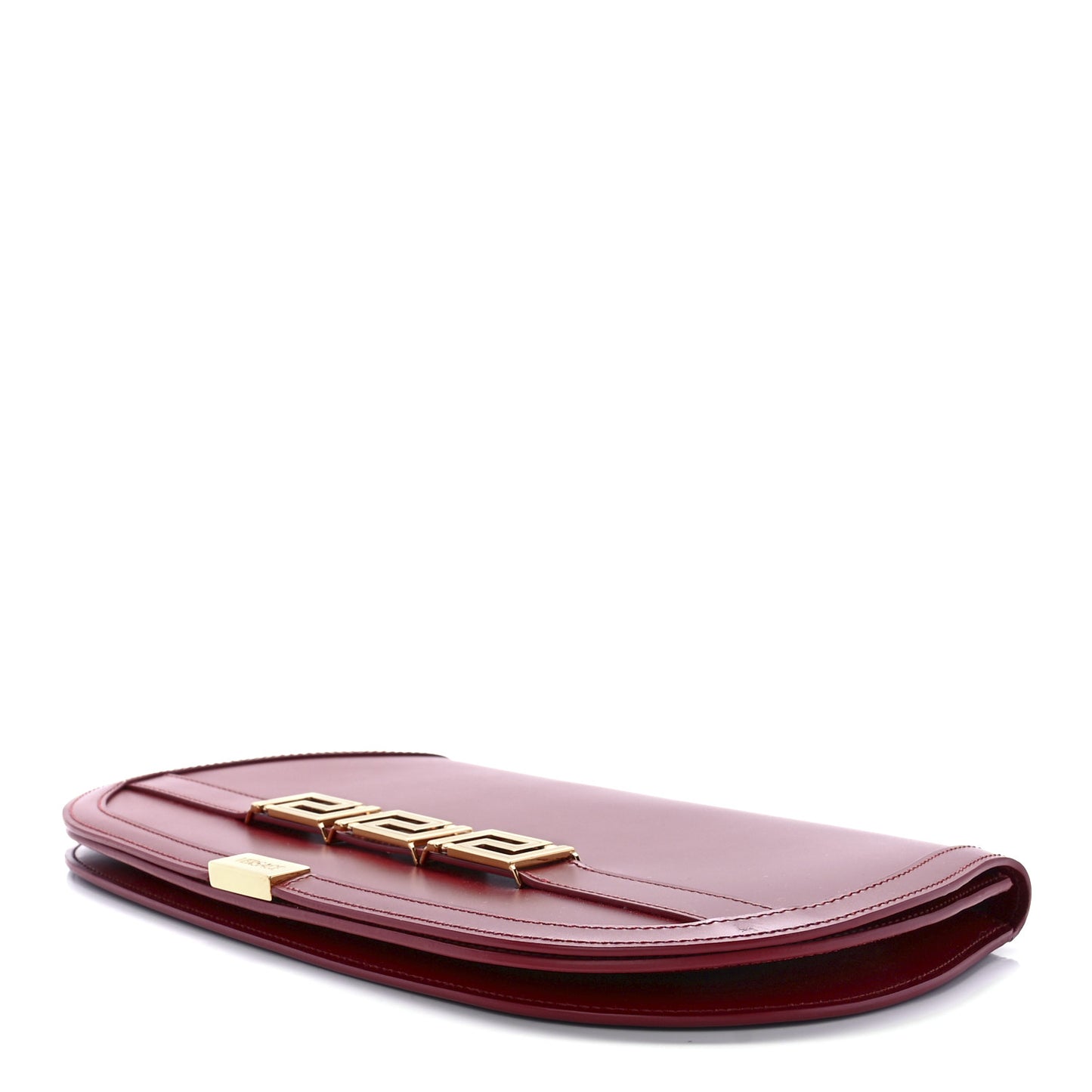 Calfskin Large Greca Goddess Clutch Red