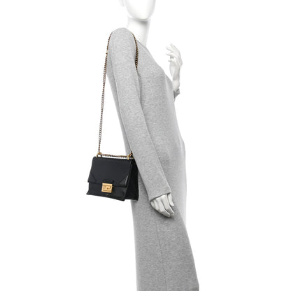 Fendi Agnello Old Shine Small Kan U Shoulder Bag Black 2 of 12