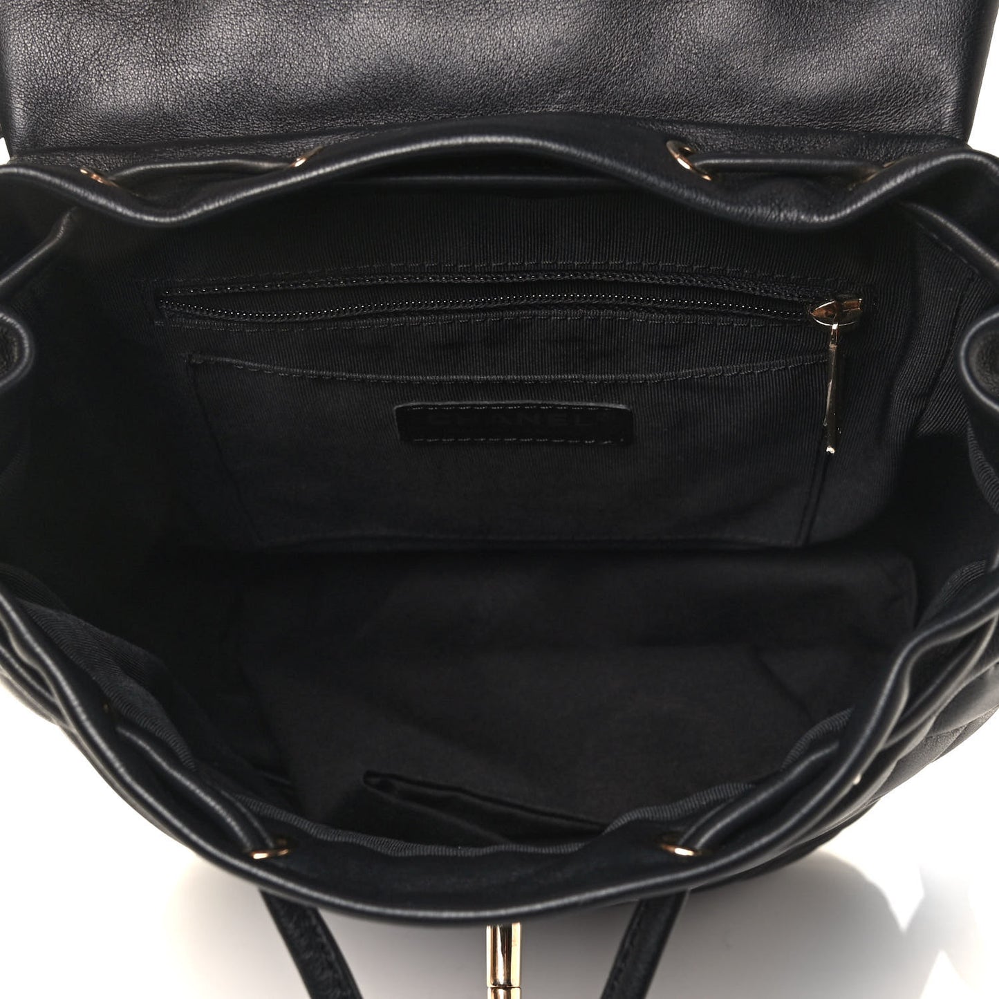 Calfskin Quilted Small Urban Spirit Backpack Black