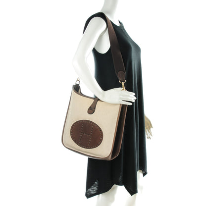 Hermes Toile Natural Barenia Evelyne GM Ebene 2 of 8