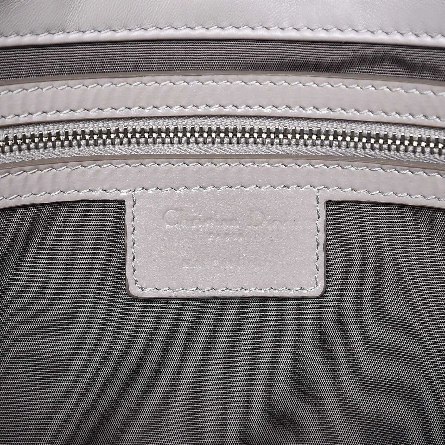 Christian Dior Patent Cannage New Lock Flap Grey 6 of 7