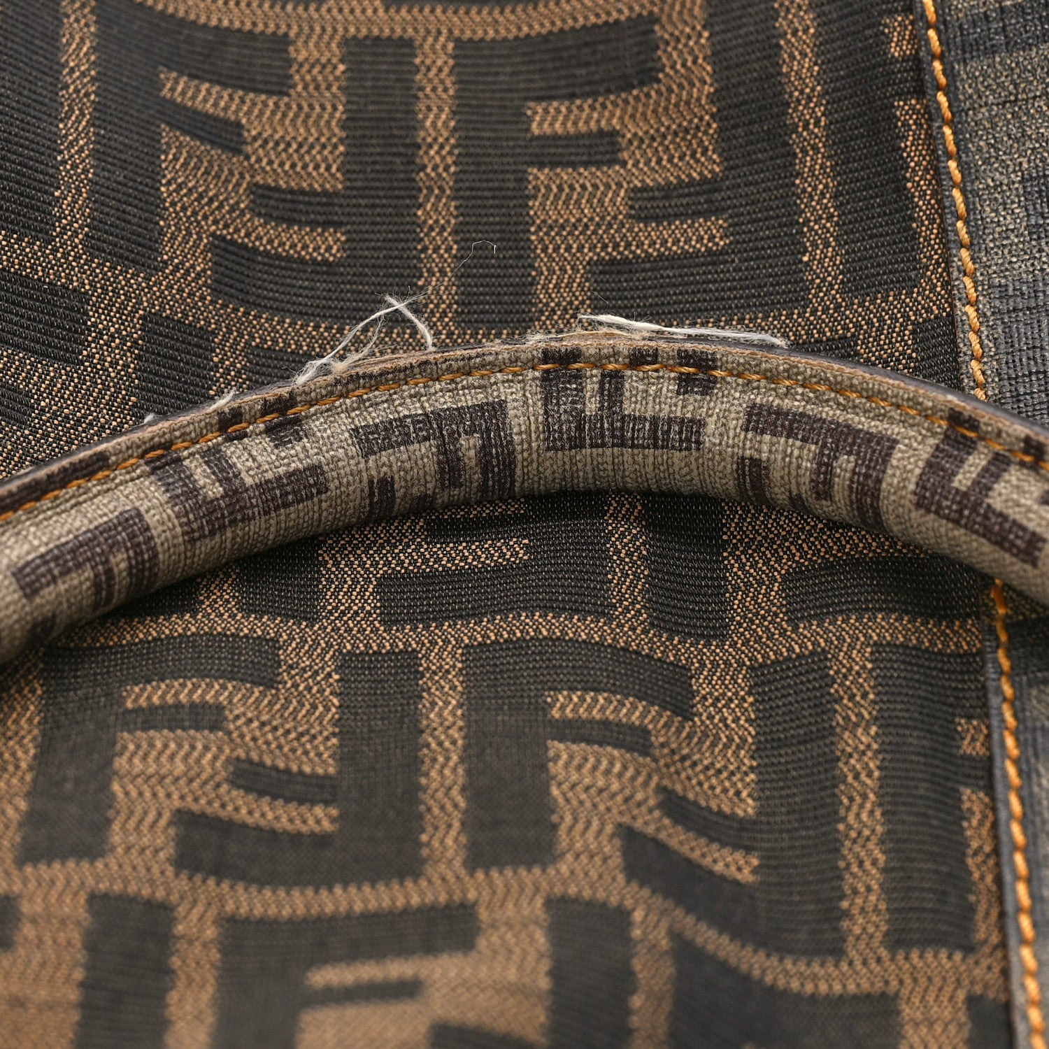 Fendi Zucca Zucchino Spalmati Large B Mix Tote Tobacco 8 of 10
