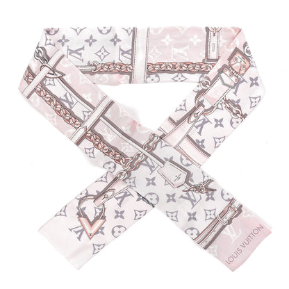 Louis Vuitton Silk Monogram Confidential Bandeau Light Pink 1 of 4