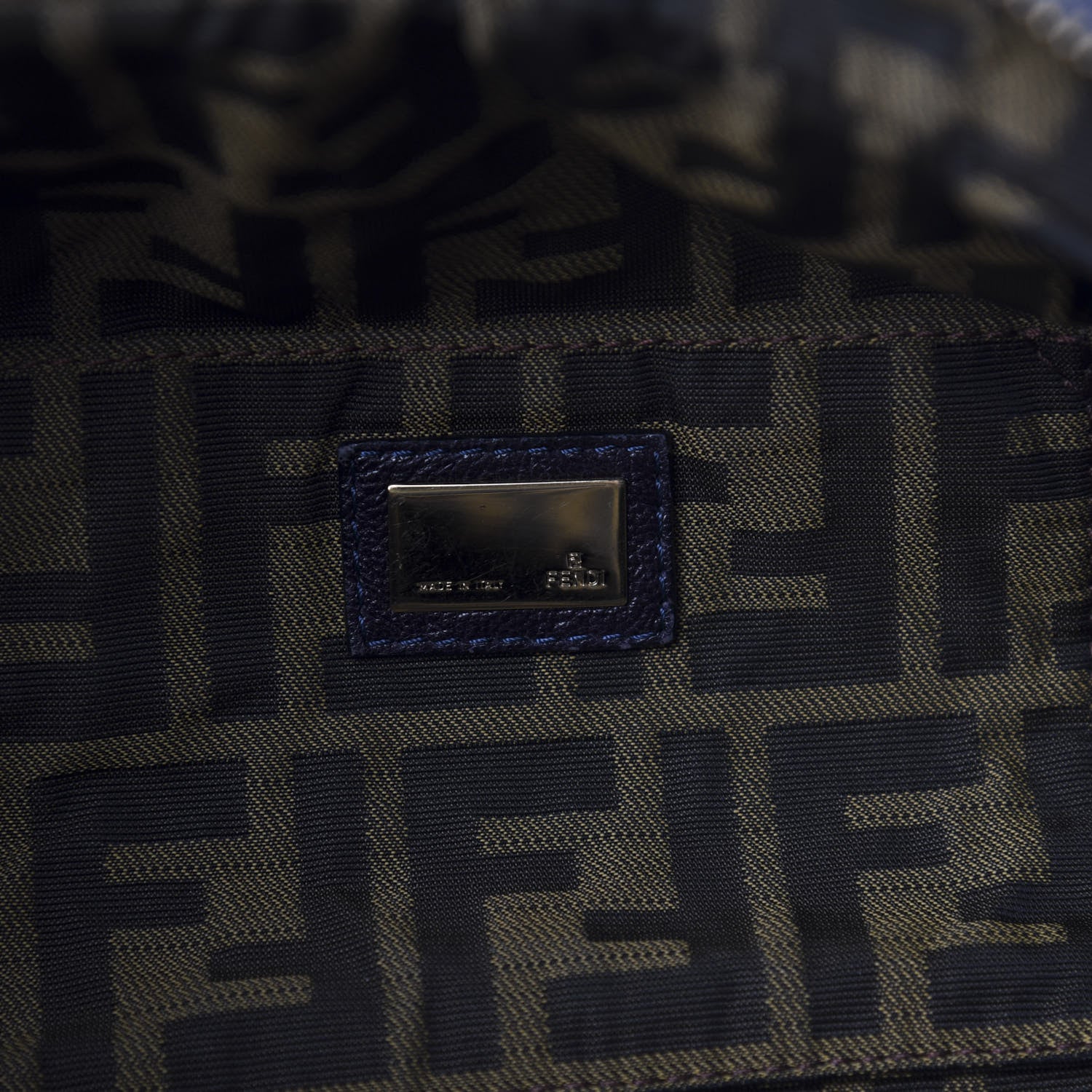 Fendi Nappa Nuvolata Spy Bowler Blueberry 8 of 11