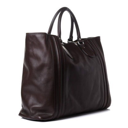 Gucci Calfskin Large Tote Brown 4 of 20