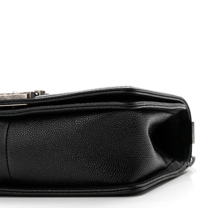 Chanel Caviar Quilted Medium Boy Flap Black 10 of 11