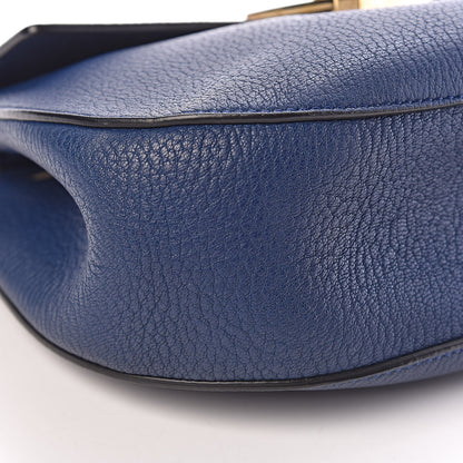 Chloe Grained Lambskin Drew Shoulder Bag Royal Navy 8 of 9