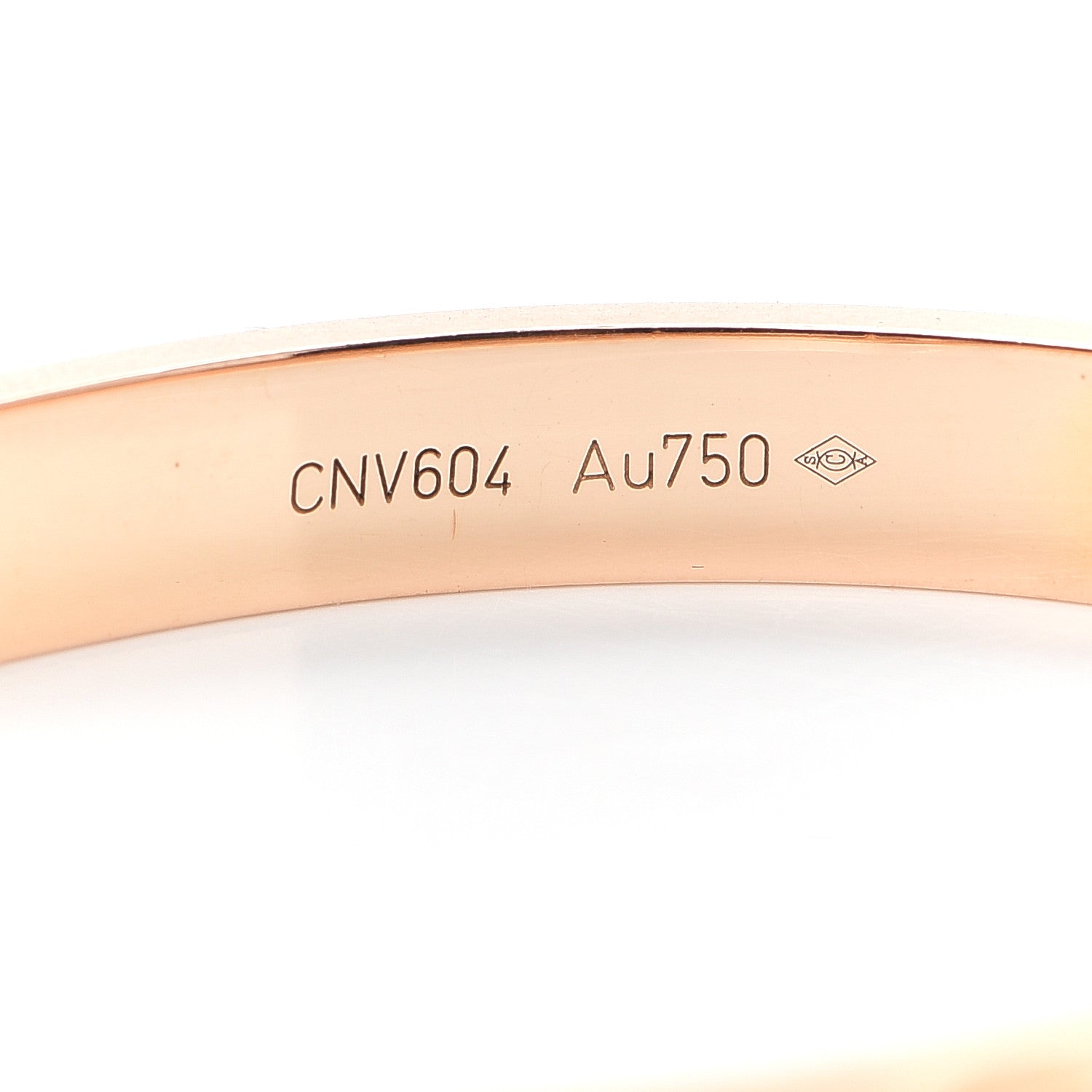 Cartier 18K Pink Gold LOVE Bracelet 17 5 of 5