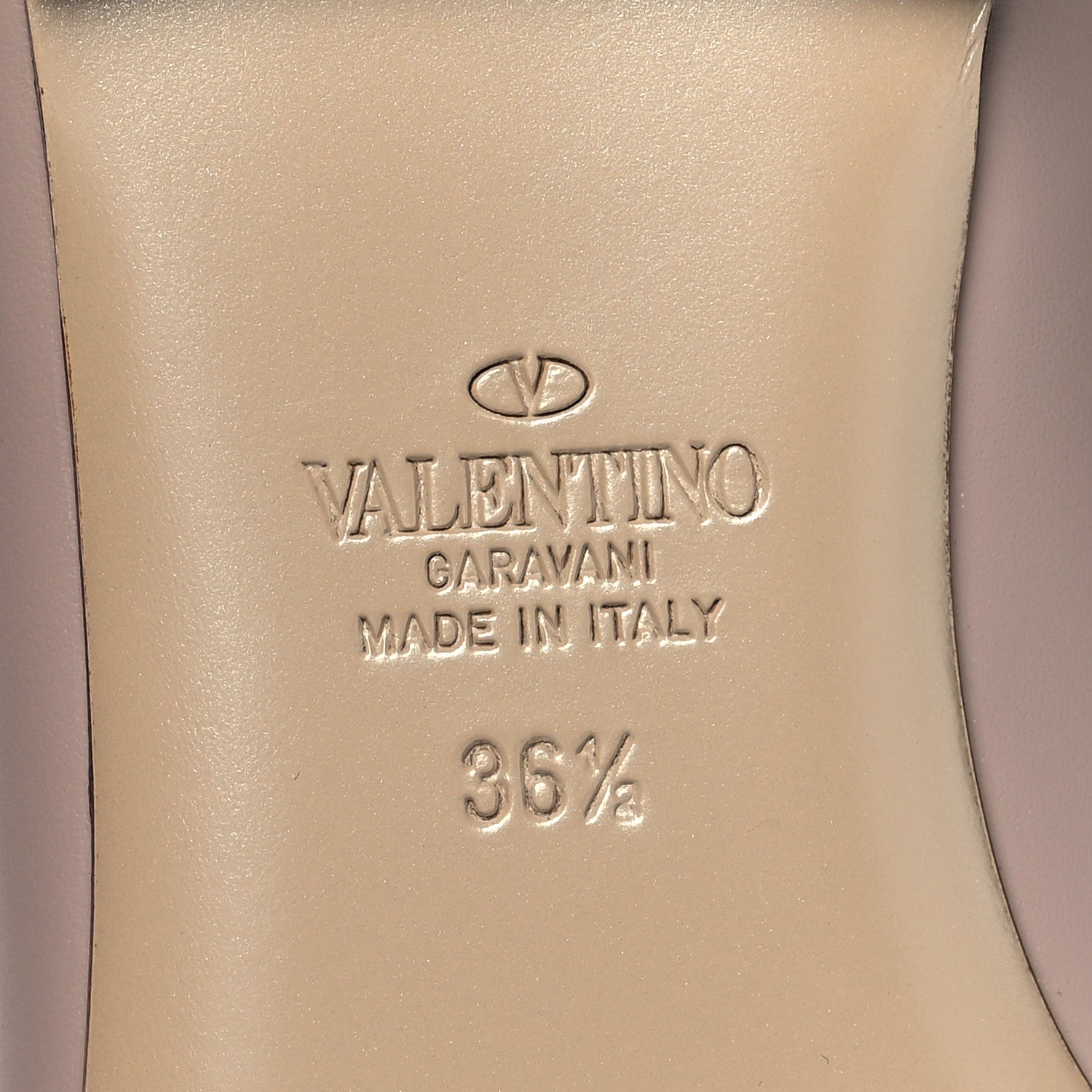 Valentino Garavani Nappa Rockstud Ballerina Flats 36 Poudre 8 of 10