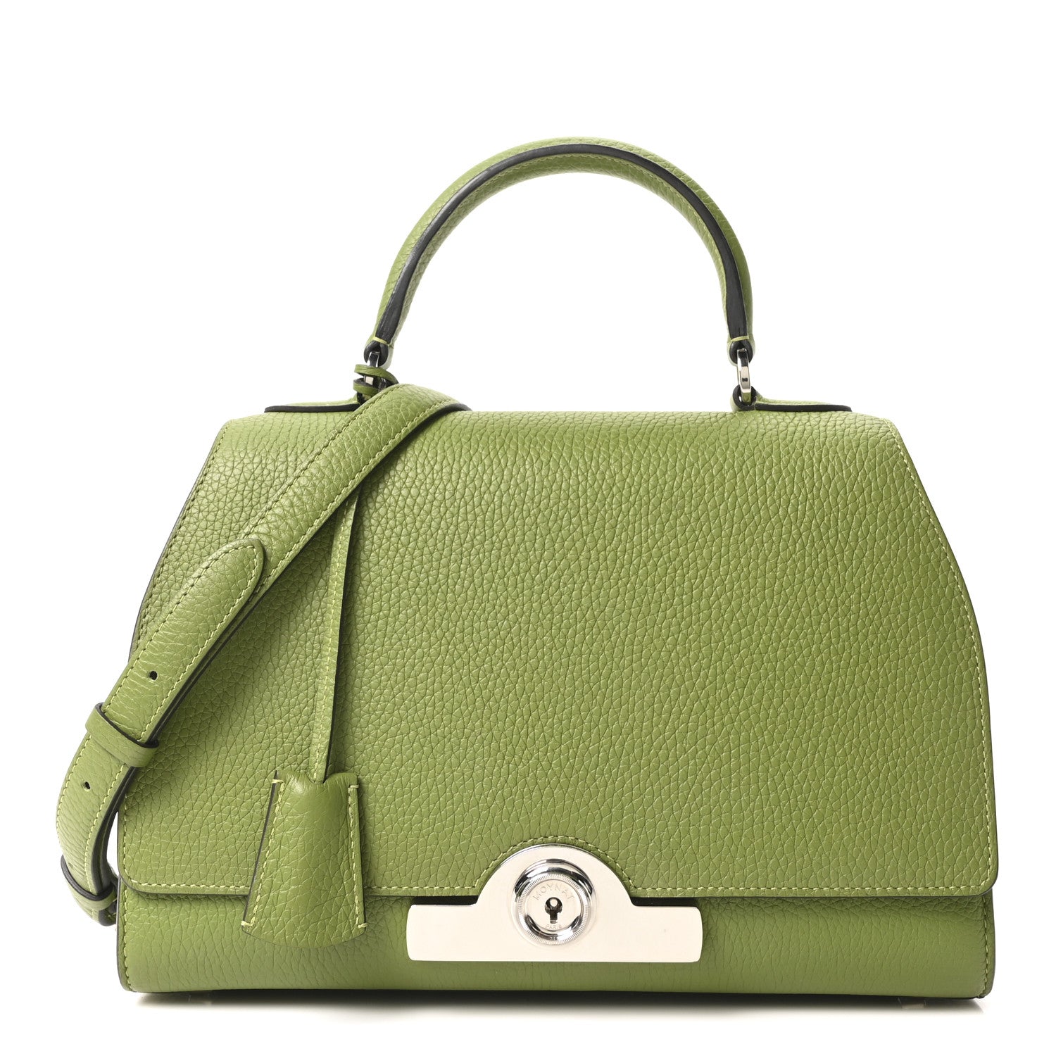 Moynat Taurillon Blush Rejane PM Green 1 of 9