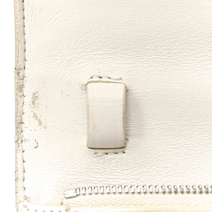 Celine Liege Calfskin Medium Classic Box Flap Bag White 16 of 25