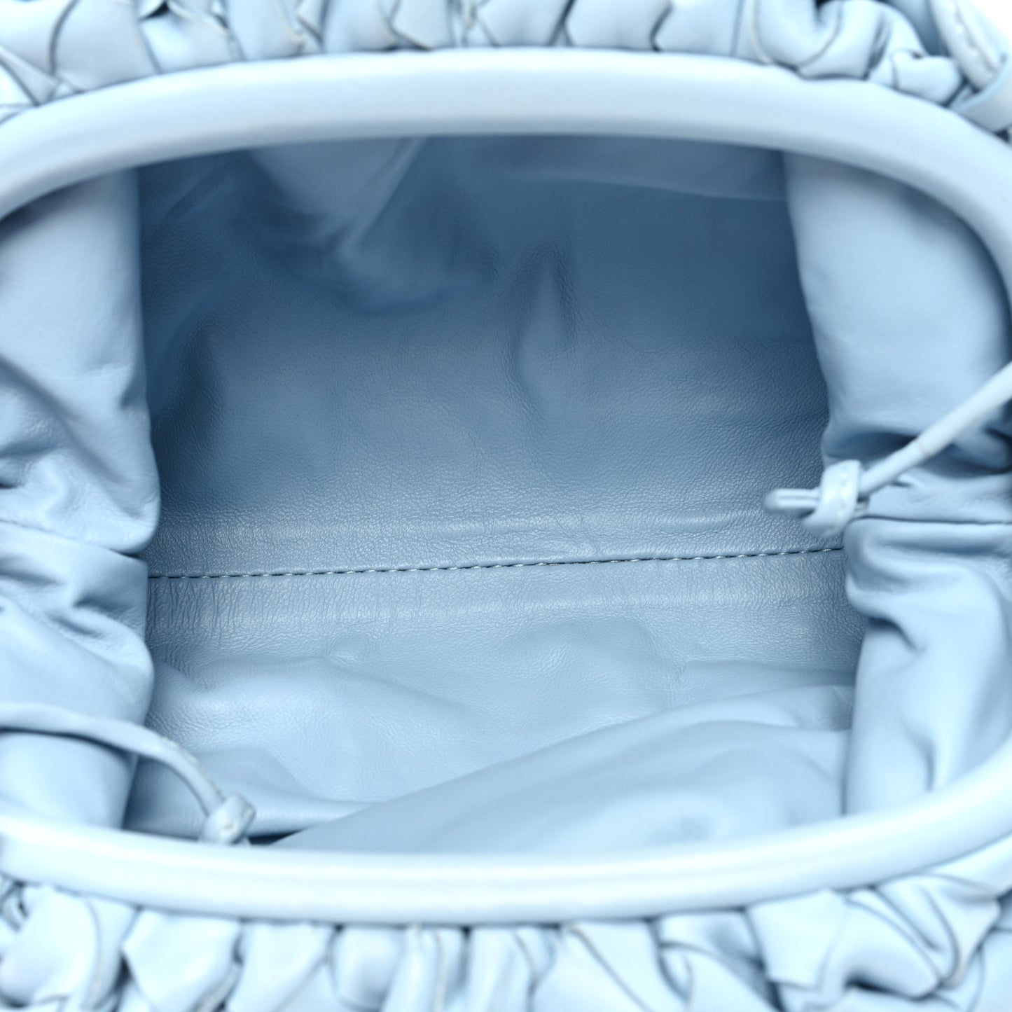 Nappa Intrecciato The Mini Pouch Ice