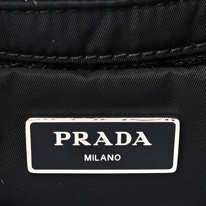 Prada Re-Nylon Nappa Triangle Quilted Padded Small Double Handled Zip Tote Black 5 of 7