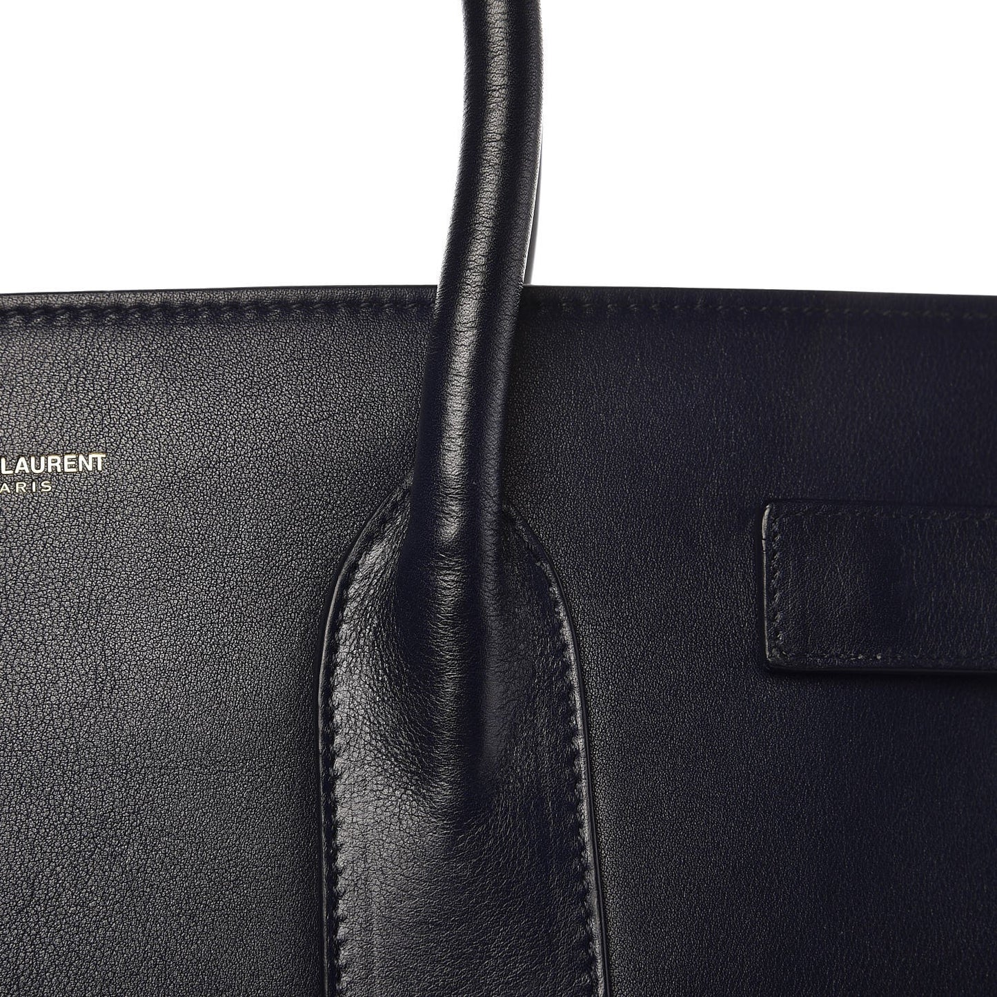 Calfskin Large Sac De Jour Carryall Navy Blue