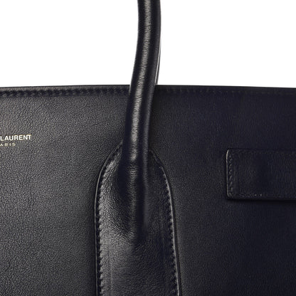 Saint Laurent Calfskin Large Sac De Jour Carryall Navy Blue 13 of 14