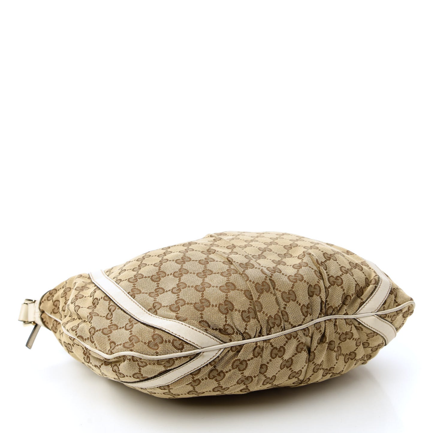Monogram D Gold Large Messenger White