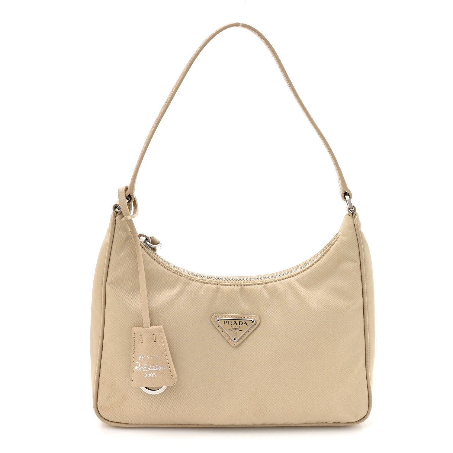 Prada Re-Nylon Saffiano Mini Re-Edition 2005 Bag Deserto 1 of 11