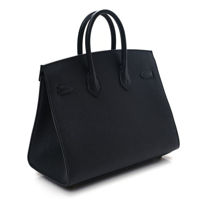 Hermes Epsom Birkin Sellier 25 Black 3 of 11
