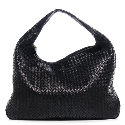 Bottega Veneta Nappa Intrecciato Maxi Veneta Hobo Nero Black 1 of 10