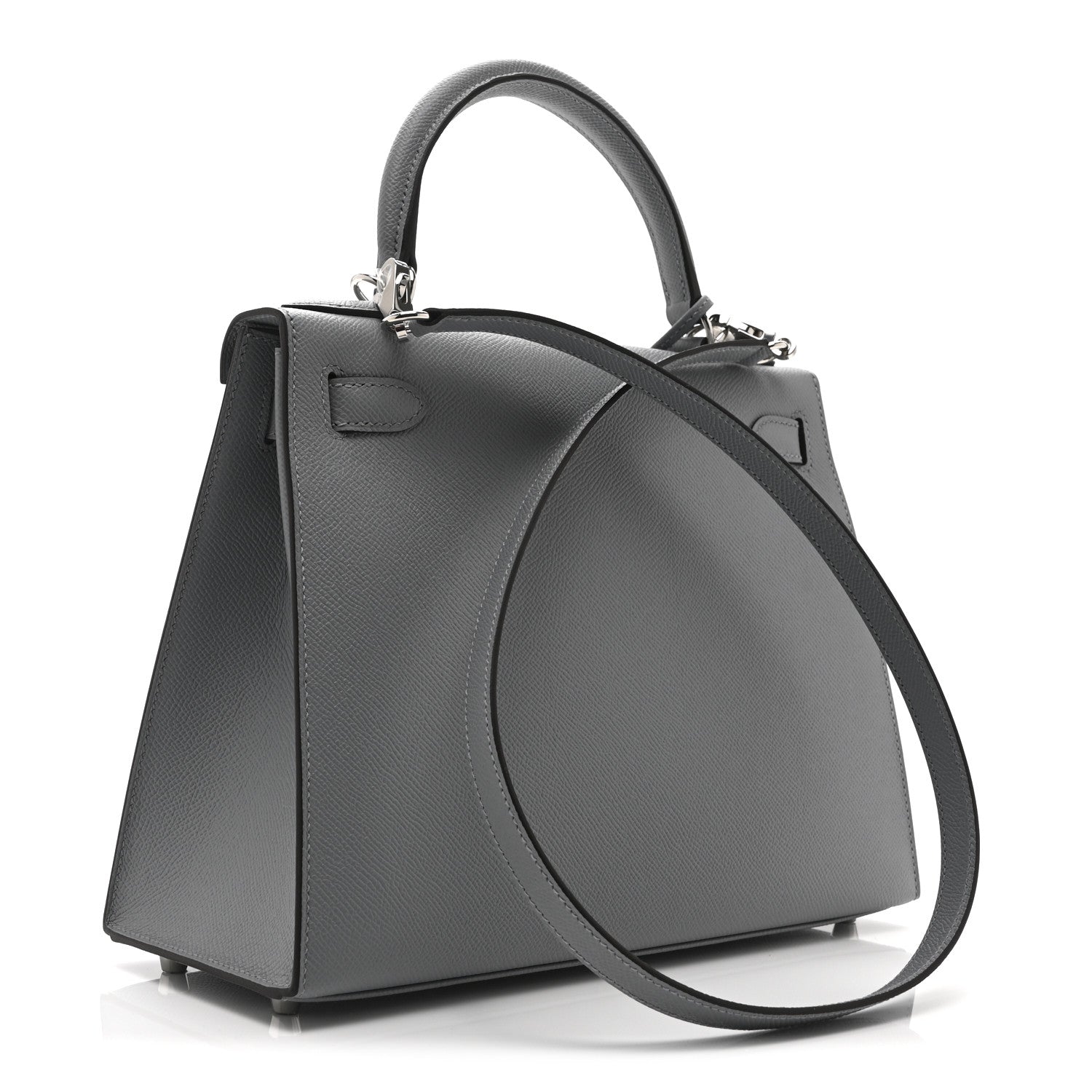 Hermes Epsom Kelly Sellier 28 Gris Pantin 3 of 11