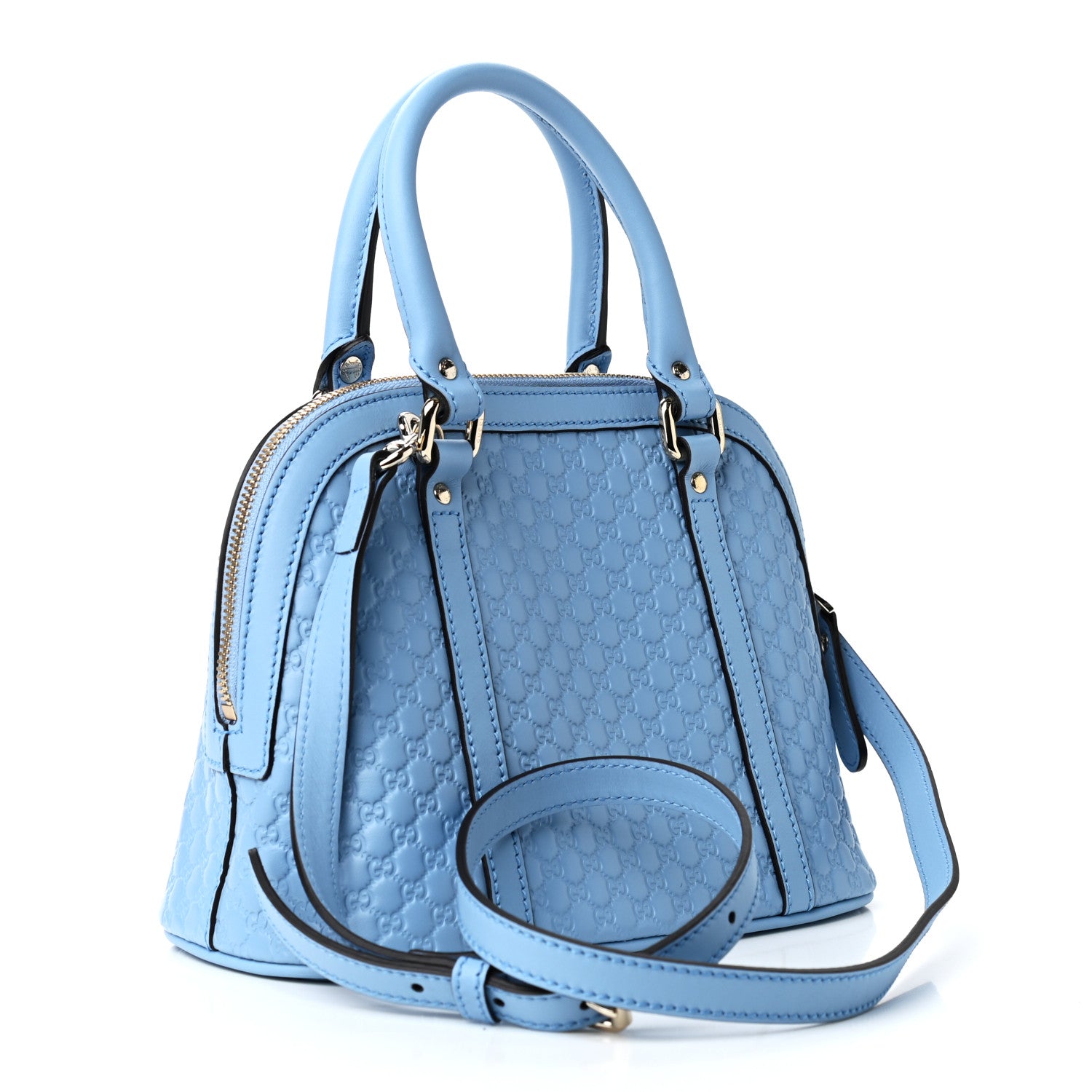Gucci Microguccissima Mini Dome Bag Mineral Blue 3 of 9