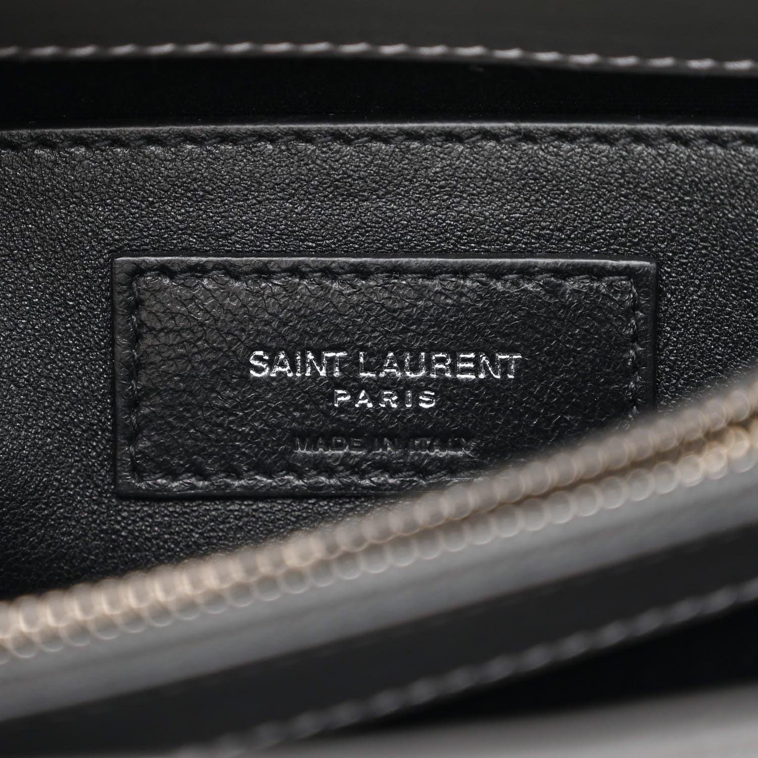 Saint Laurent Calfskin Y Quilted Monogram Small Loulou Chain Satchel Storm 6 of 10
