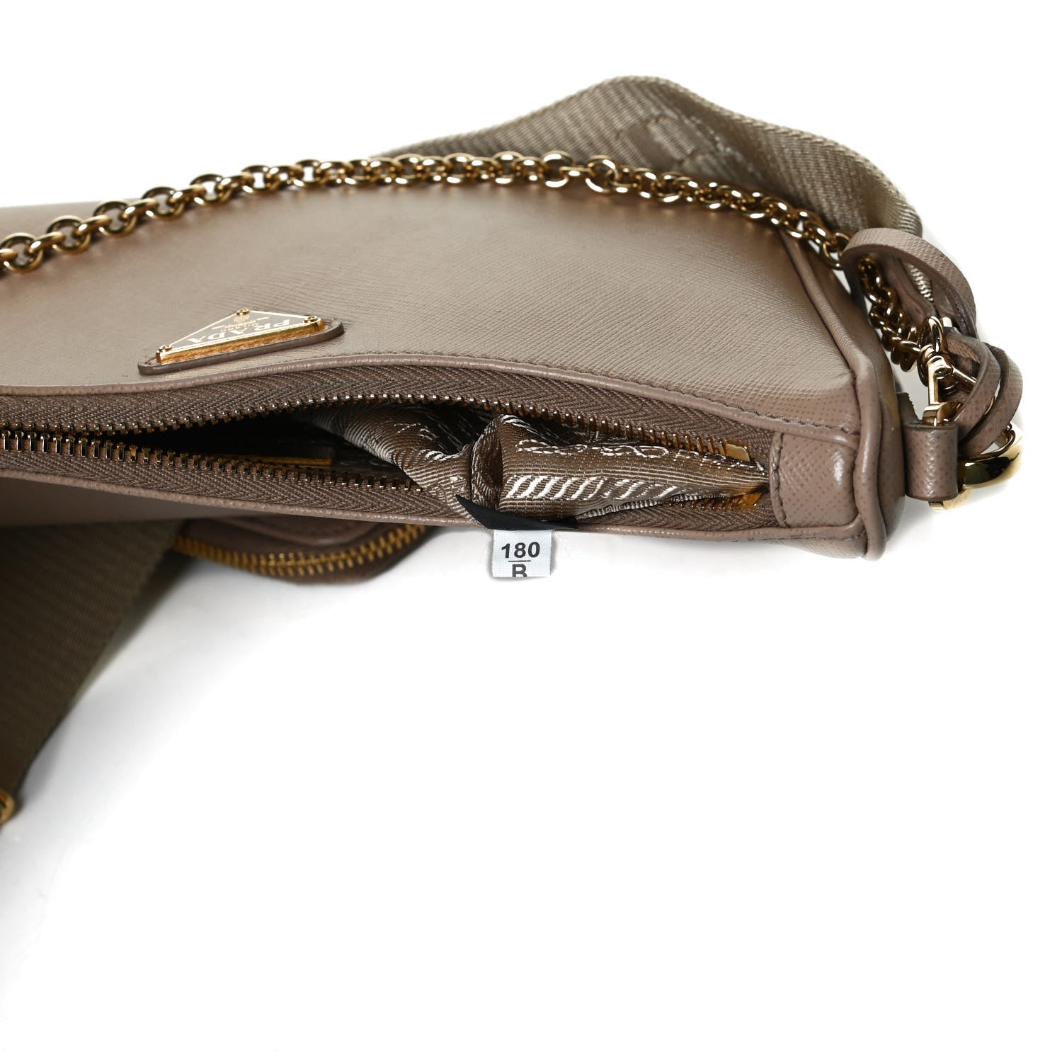 Prada Saffiano Re-Edition 2005 Shoulder Bag Cammeo Beige 9 of 18