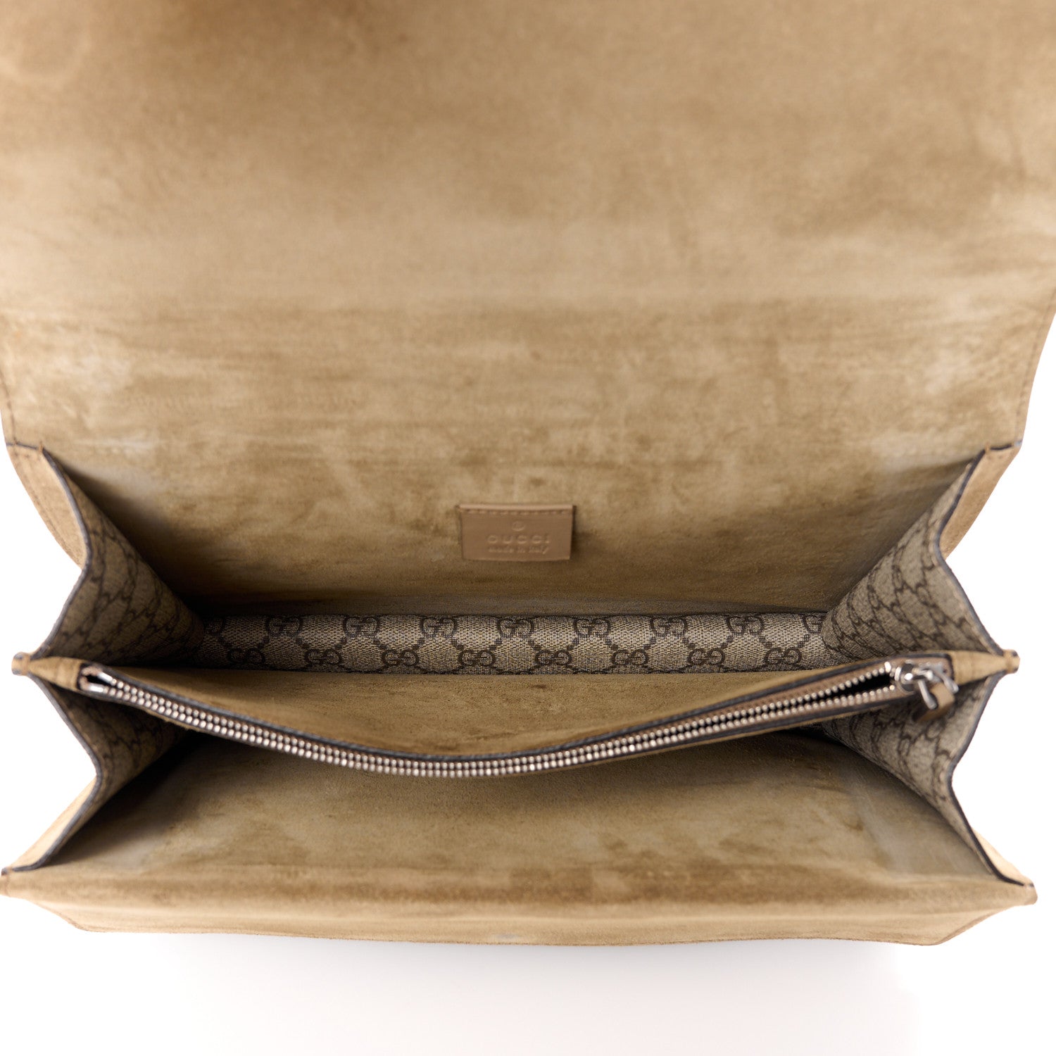 Gucci GG Supreme Monogram Medium Dionysus Shoulder Bag Taupe 5 of 11