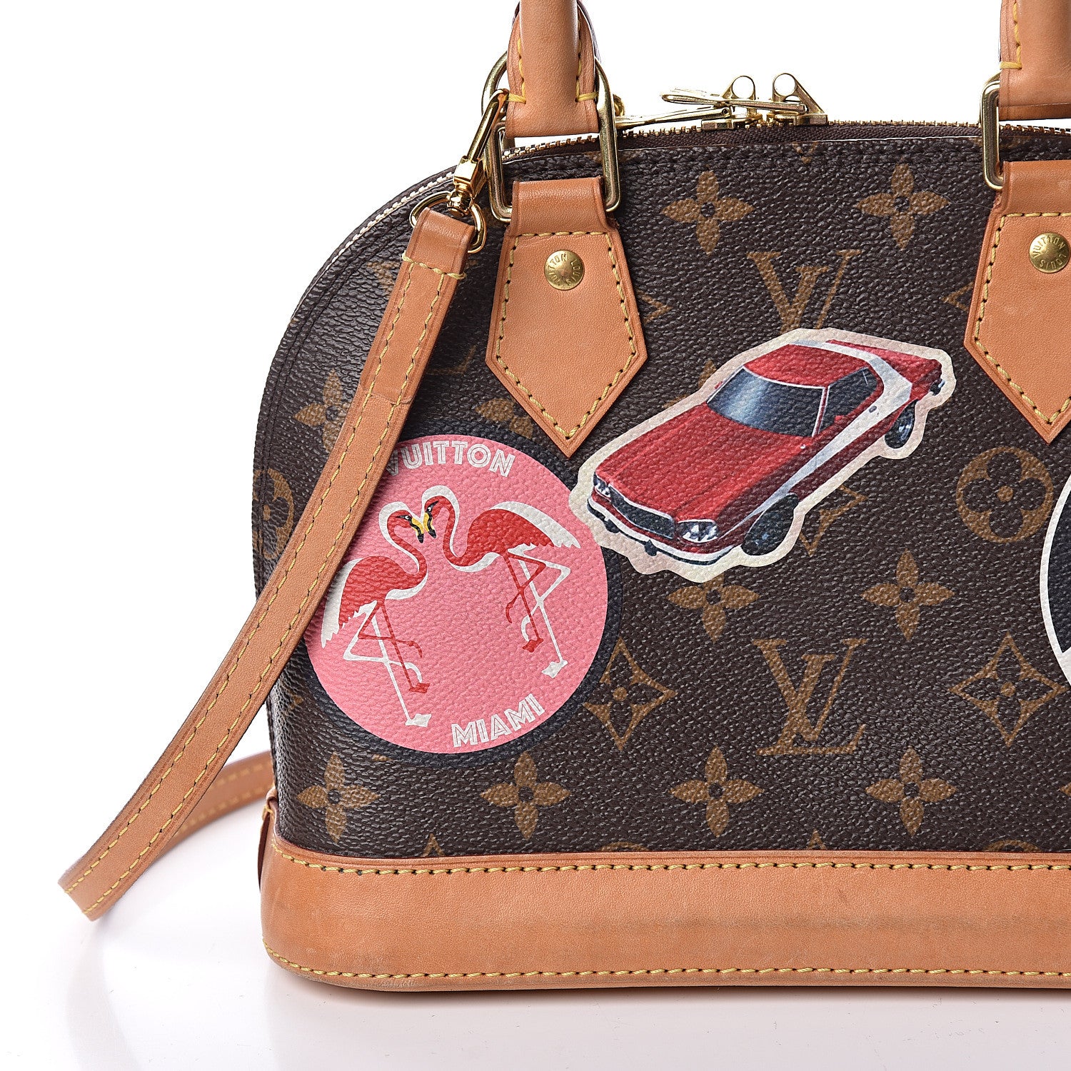 Louis Vuitton Monogram World Tour Alma BB 10 of 12