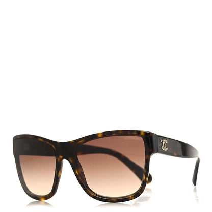 Chanel Acetate Butterfly Sunglasses 5386 Dark Tortoise 1 of 8