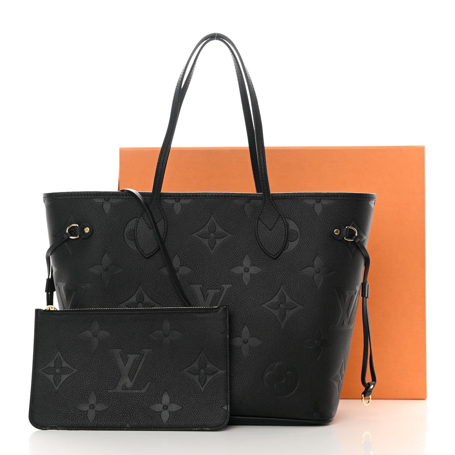 Louis Vuitton Empreinte Monogram Giant Neverfull MM Black 11 of 11