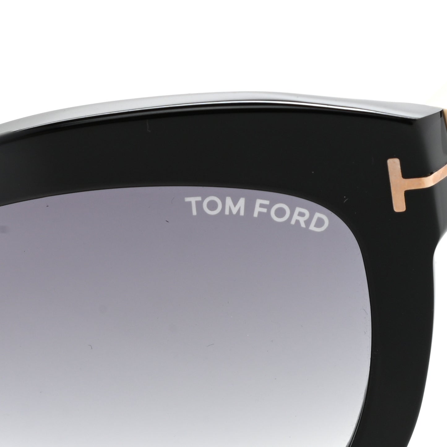 Acetate Alistair Cat Eye Sunglasses TF524 Black Beige