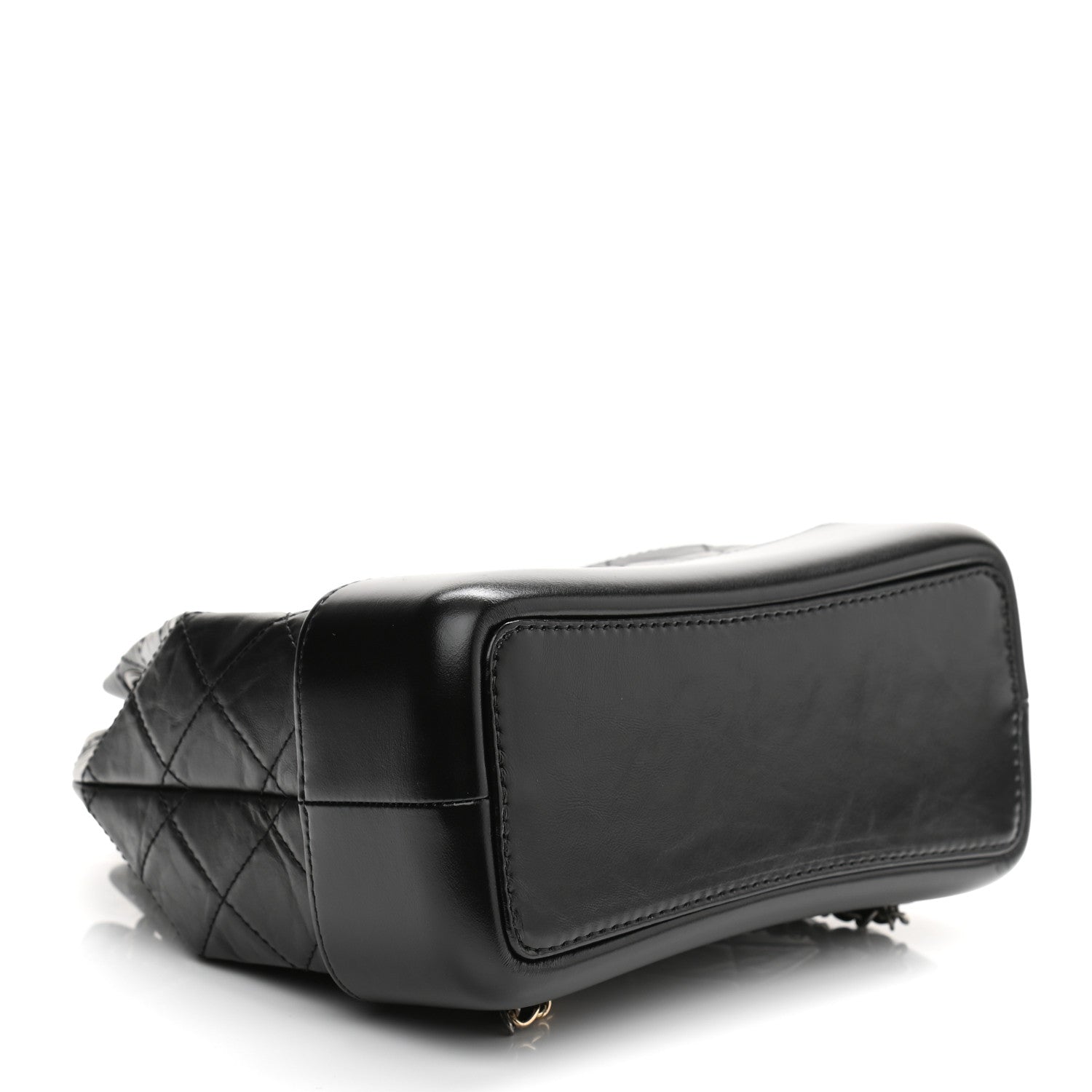 Chanel Aged Calfskin Quilted Small Gabrielle Backpack Black 4 of 11