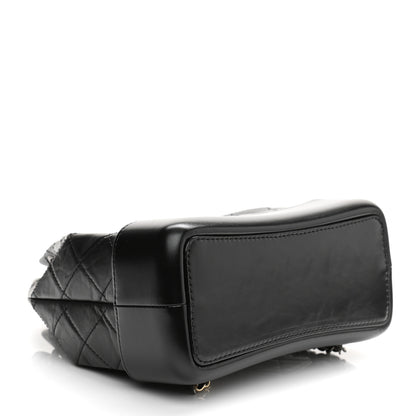 Chanel Aged Calfskin Quilted Small Gabrielle Backpack Black 4 of 11