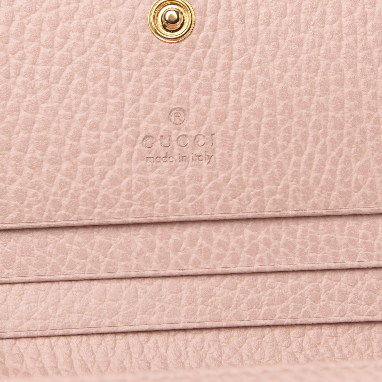 Gucci Dollar Calfskin GG Marmont Card Case Perfect Pink 5 of 8