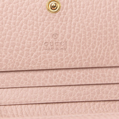 Gucci Dollar Calfskin GG Marmont Card Case Perfect Pink 5 of 8