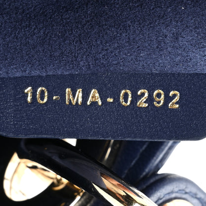 Christian Dior Lambskin Cannage Small My ABCDior Lady Dior Royal Blue 7 of 9
